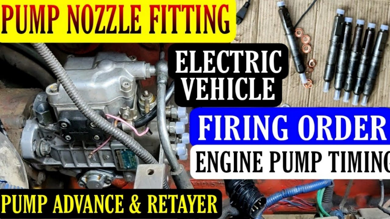 Hino Electric Fuel Pump Fitting 🔥 Firing Order Hino Engine 🔥Pump Advance Retayer🔥Nozzle Pipe Fitting