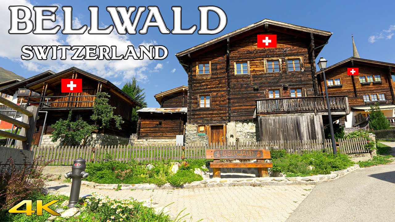 Bellwald Switzerland 🇨🇭 | The Most Peaceful Village in Switzerland 4K 60 FPS