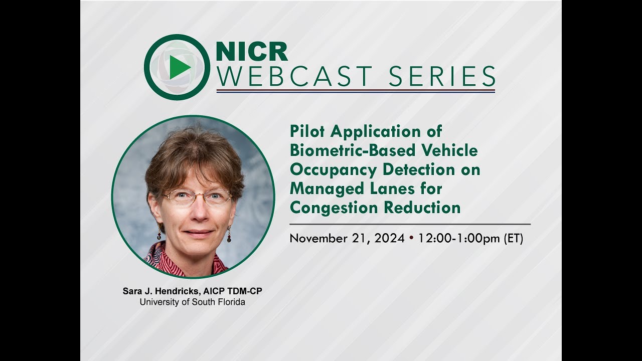 Pilot Application of Biometric-Based Vehicle Occupancy Detection on Managed Lanes