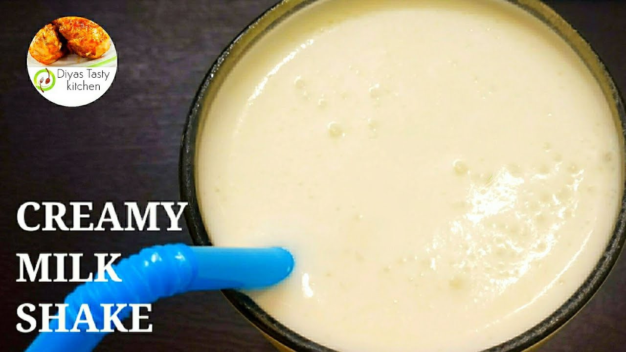 Creamy Milkshake l Vanilla Milkshake in tamil l Diyas Tasty kitchen