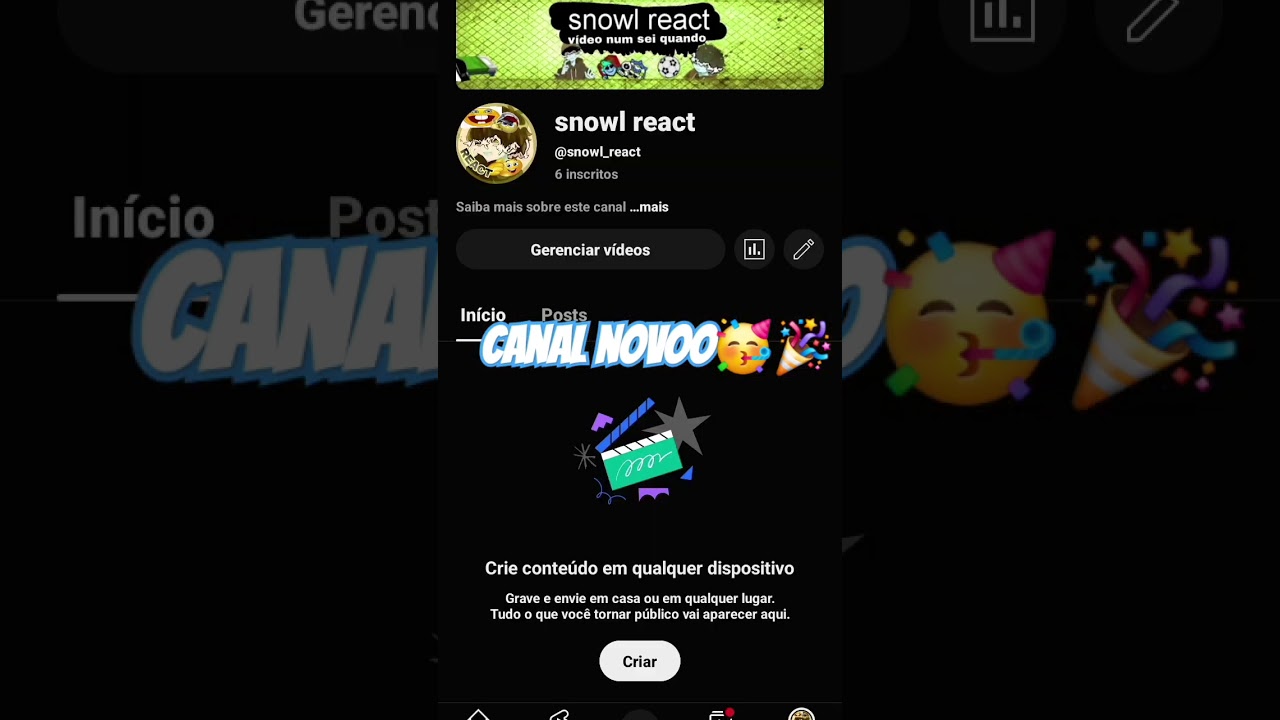 canal novo de react #fy #shorts