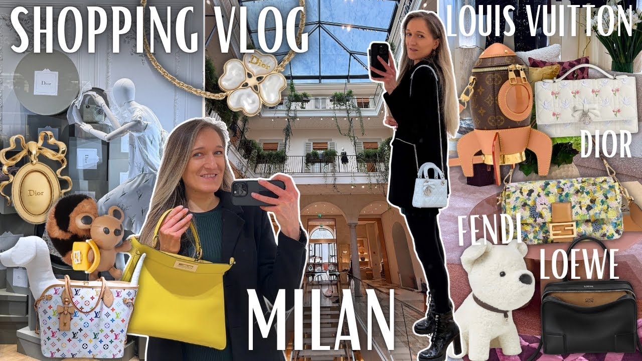 ВЛОГ ШОППИНГА В МИЛАНЕ ❤️ FENDI Palazzo, флагман Louis Vuitton, Loewe, Dior, Rinascente | Лесли А...