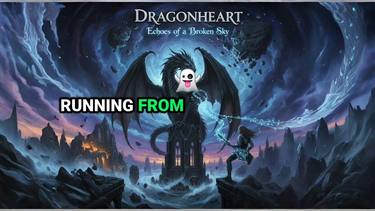 Dragonheart - Echoes of a Broken Sky | Melodic Hard Rock - Whitesnake Style (Official Lyric Video)