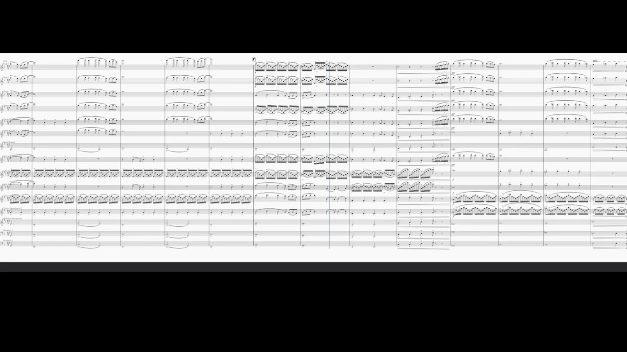 "in the pool" (chainsaw man reze arc movie) for woodwind ensemble