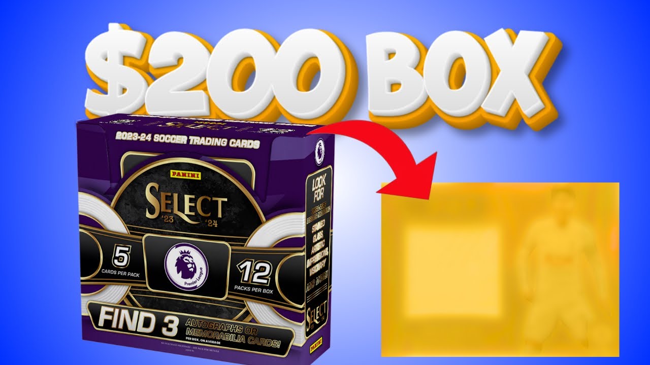 I Opened A 200 Dollar Panini Select Premier League Hobby Box!