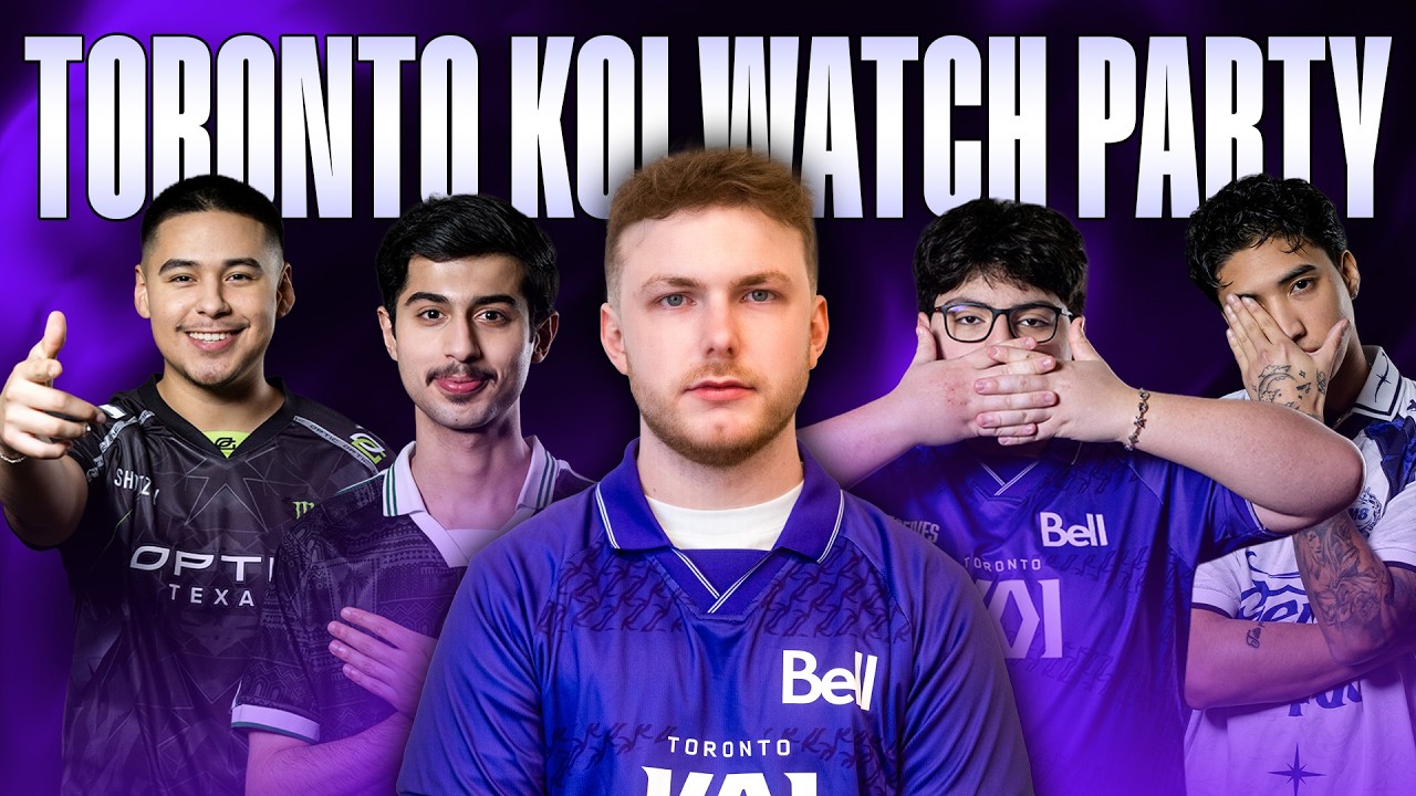 Toronto KOI vs Riyadh Falcons 🟣 OFFICIAL Toronto KOI CDL WATCH PARTY 🟣