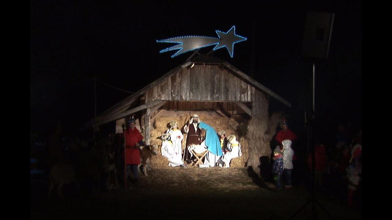 Žive jaslice v Javorju 25.12.2017