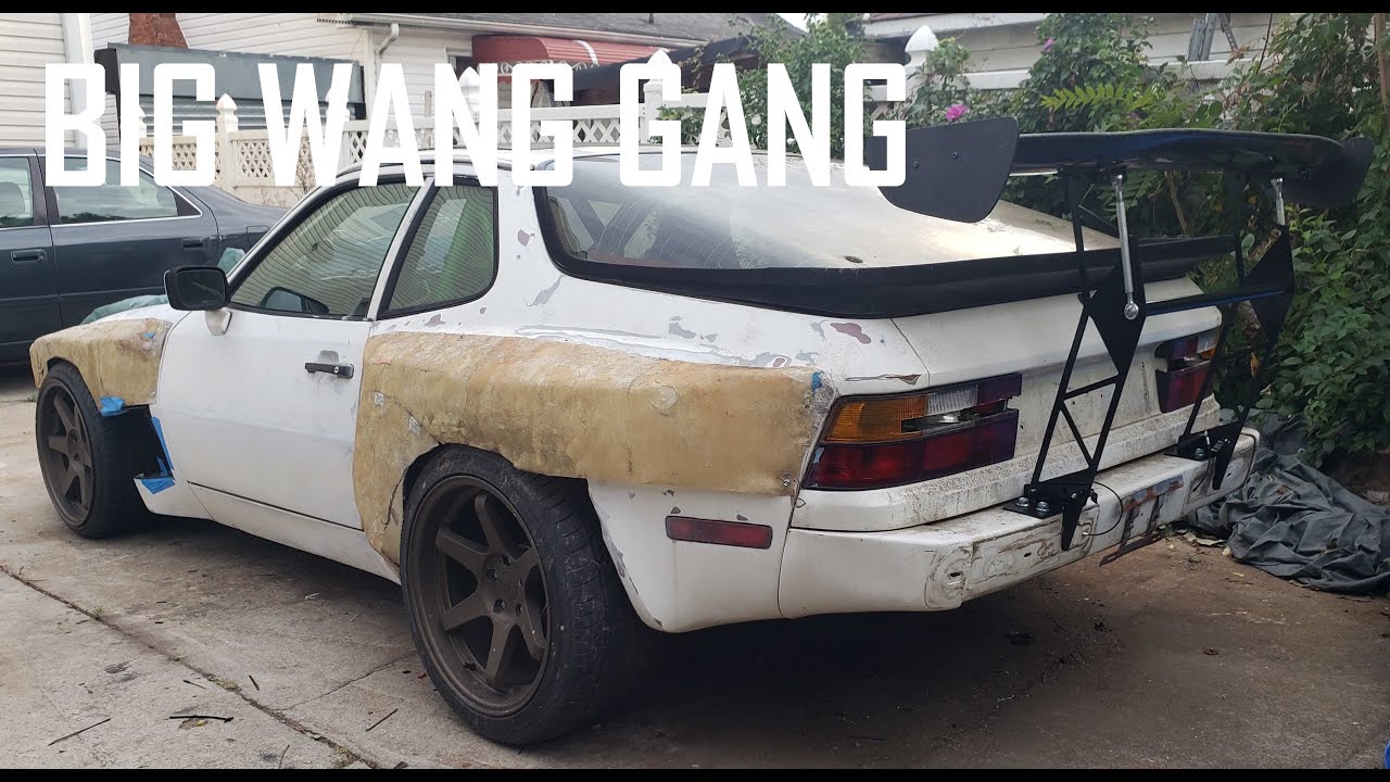 Custom Wing Mounts Porsche 944