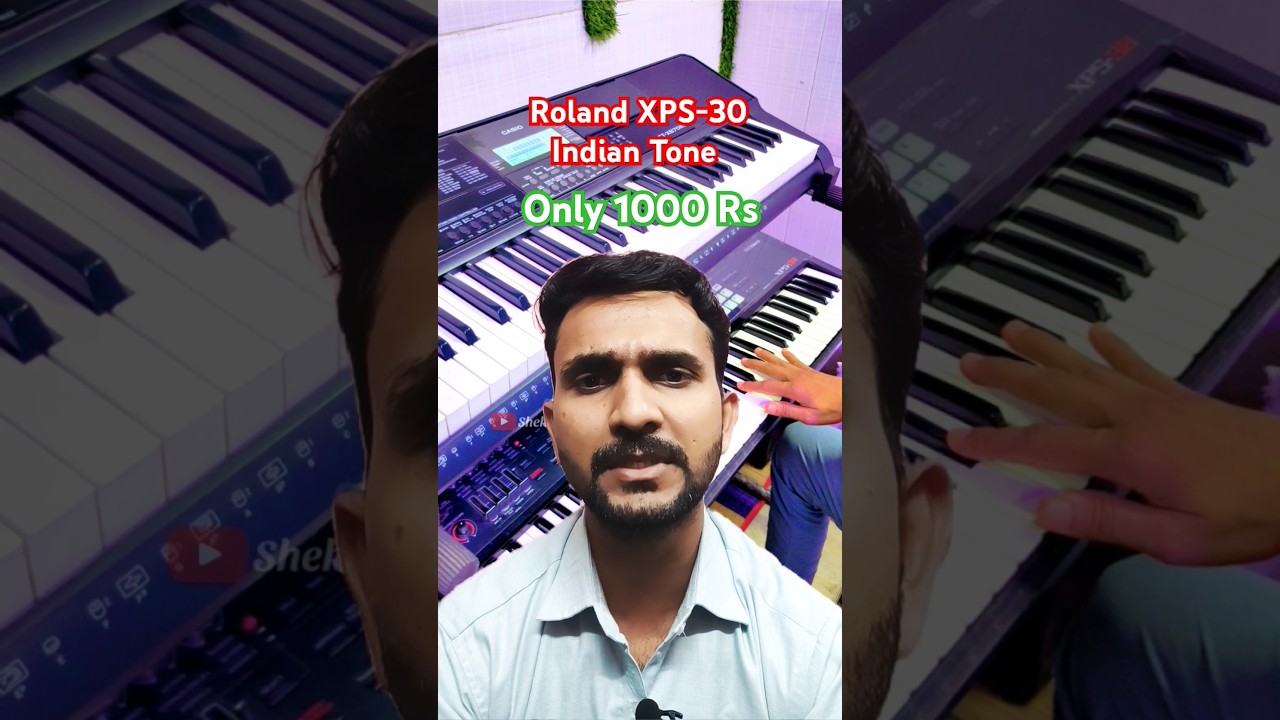Roland XPS-30 keyboard indian tone backup only 1000 Rs #rolandxps30 #indiantones #backup