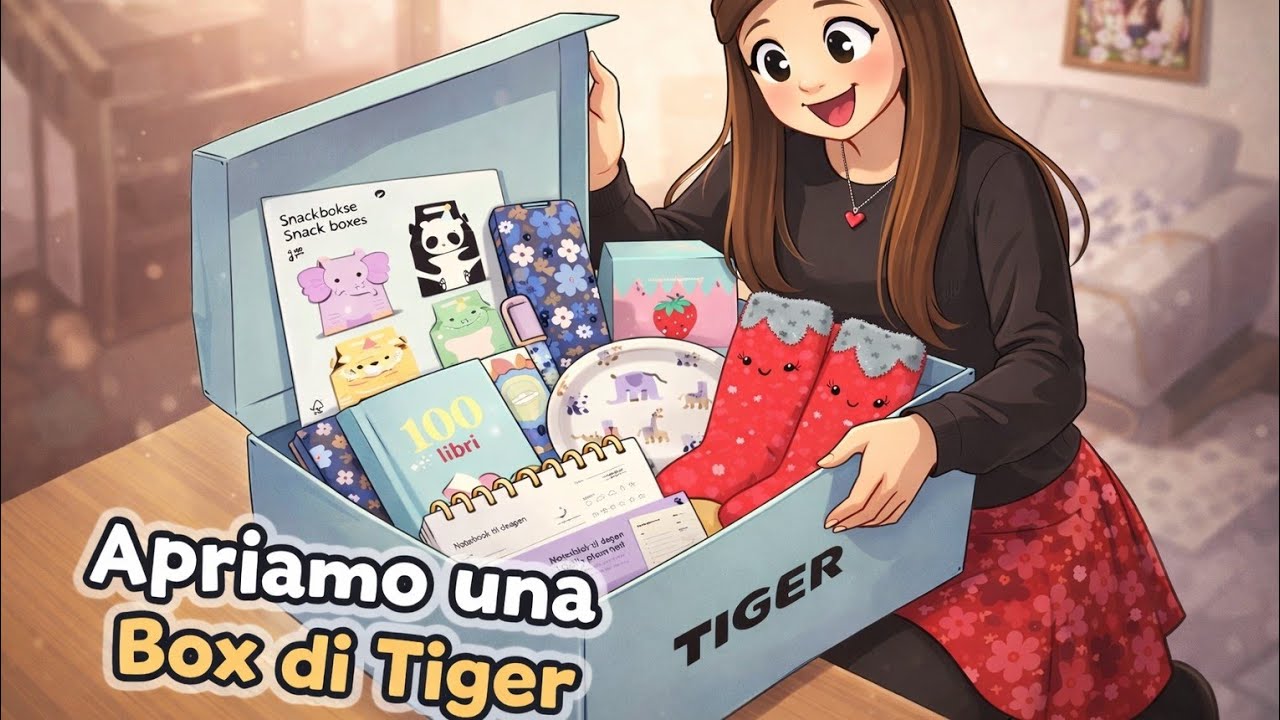 Apriamo una Box di Tiger 🤩 #haul #box #Tiger