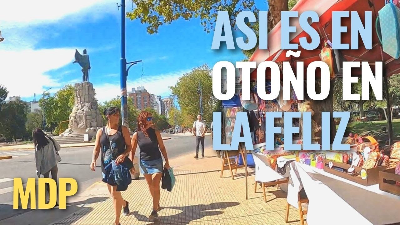 Caminata por las calles del centro de Mar del Plata Argentina | AR