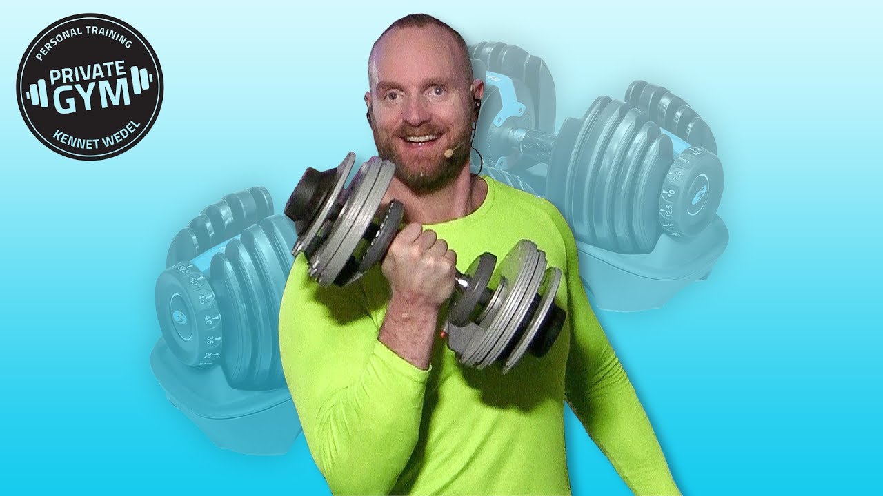 Dumbbell Fullbody Muscle Workout 40 min | ⚫️ PrivateGYM FREE Workout Videos