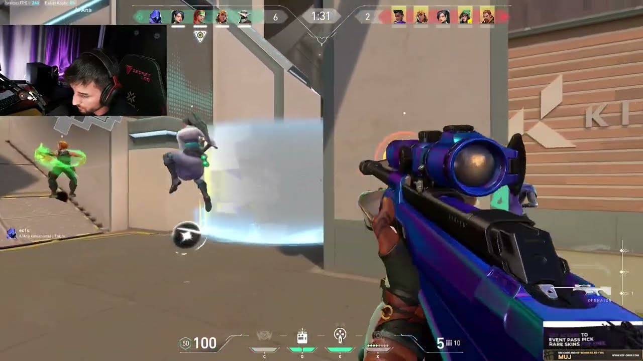 MUJ RAZE 25 KILL (Valorant Radiant)