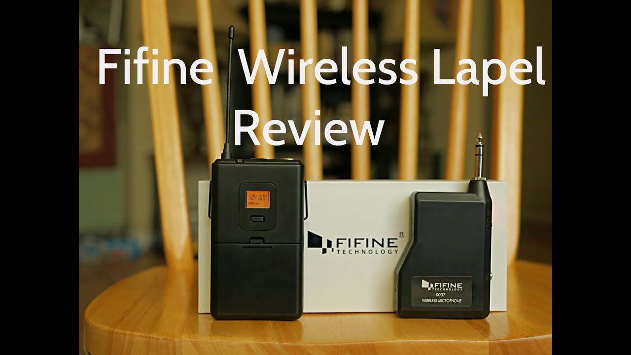 Fifine K037 Budget  Wireless Lapel Microphone Review