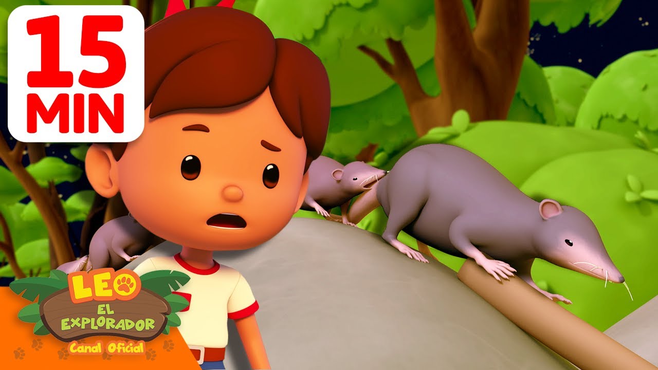 Los Junior Rangers se encuentran con un tren de ratones! 🐭 | 15 Min | Leo, El Explorador | Animaci&oacute;n