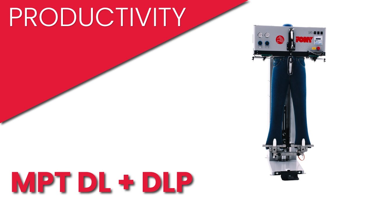PRODUCTIVITY TOPPER + TROUSERS PRESS - MPT-DL AND DLP PRESS - PONY ITALY