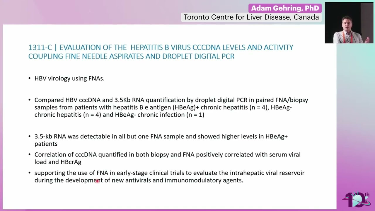 20 Selected HBV-related Abstracts Being Presented at AASLD 2023 - Adam Gehring, PhD