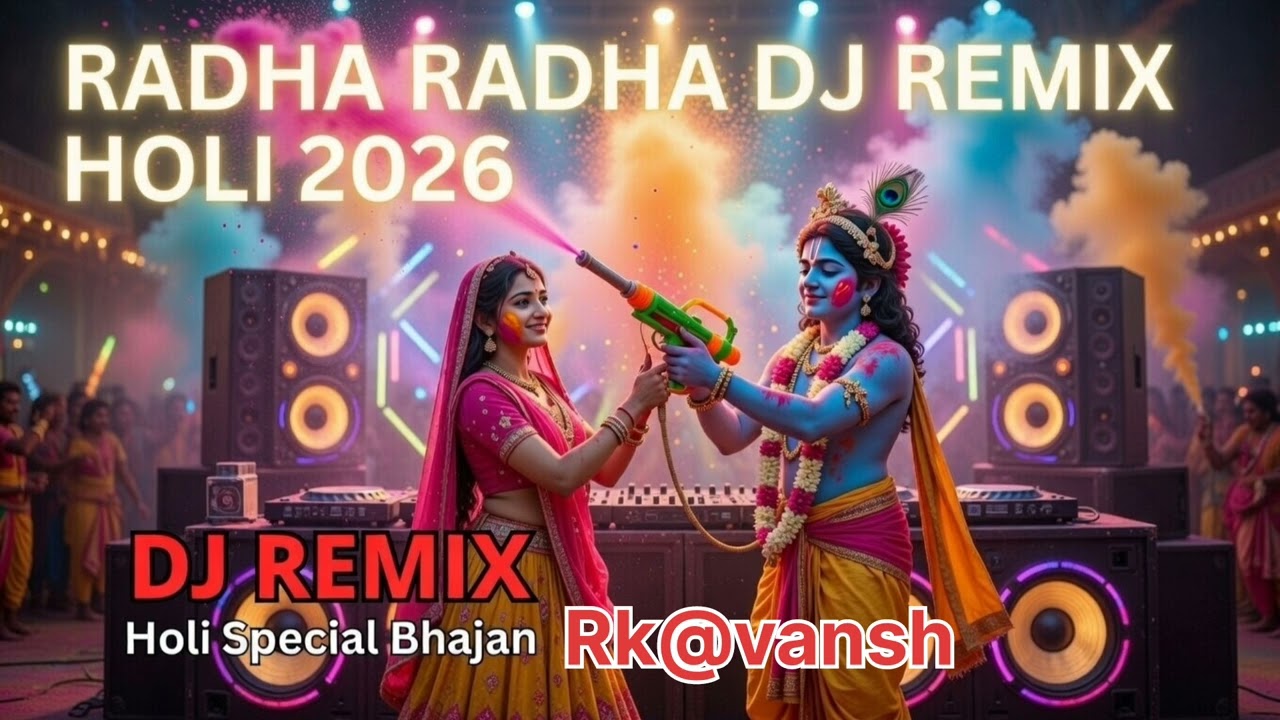 Radha Radha DJ Dance Remix | Full Energy Holi Song 2026 
