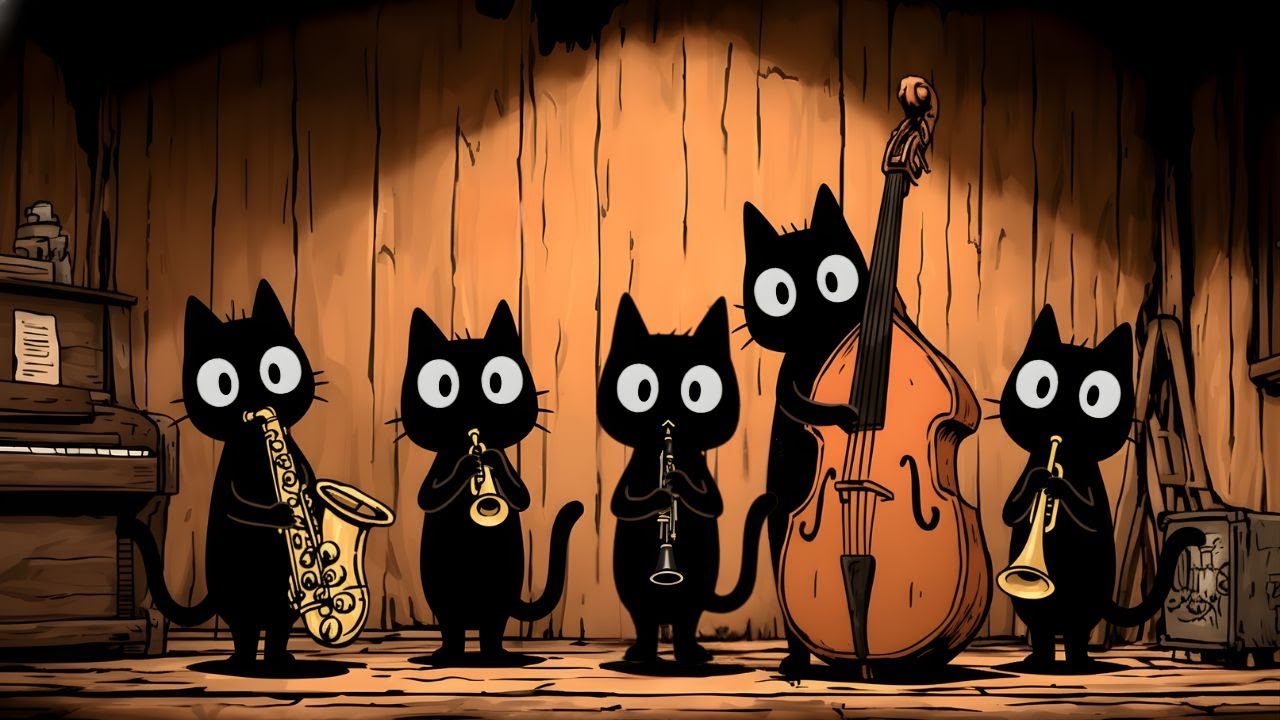 Black Cats Deep Bass Jazz: Feel-Good Comfort Groove for Work, Focus & Relaxation