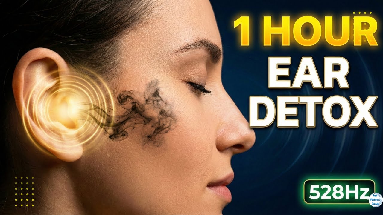 1 HOUR Ear DETOX: Clear Blocked Ears & Tinnitus Relief (528Hz Sound Therapy) 👂🎶