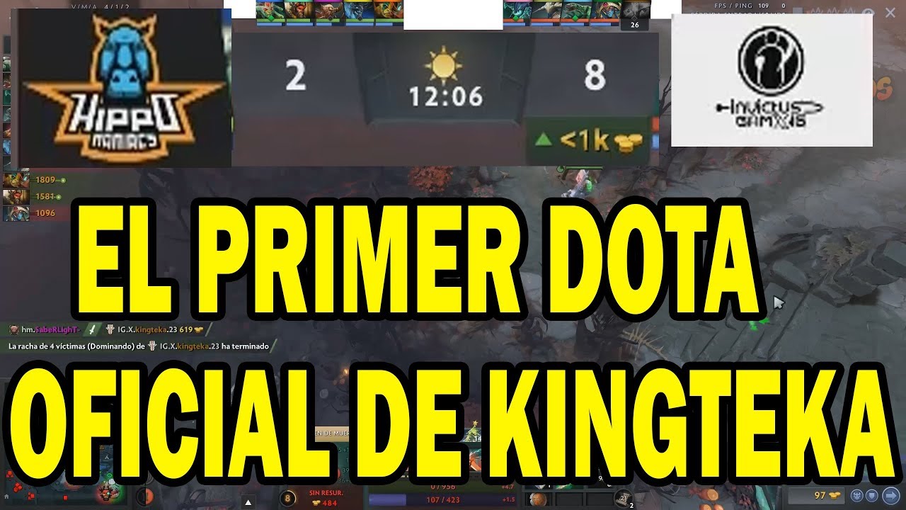 EL PRIMER DOTA OFICIAL DE KINGTEKA EN EUROPA CON IG.X | DOTA 2 COSAS
