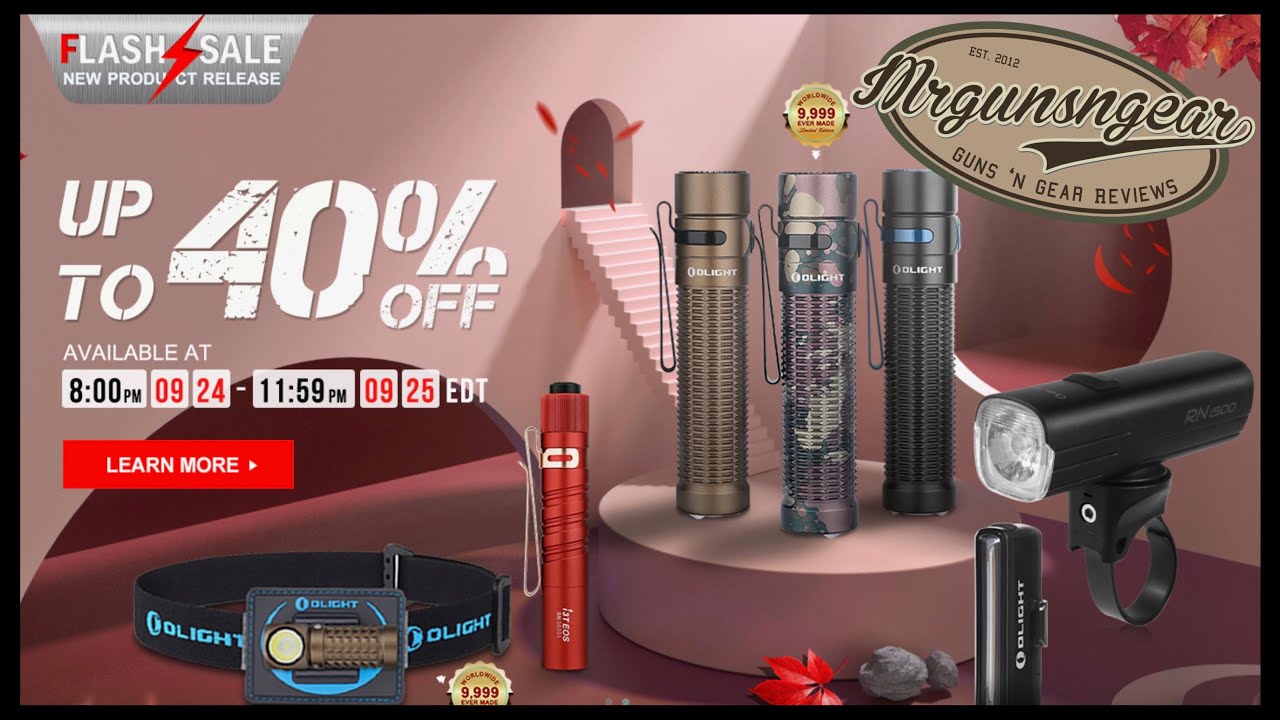 Olight September 2020 Flash Sale: Warrior Mini, Perun Mini, RN 1500