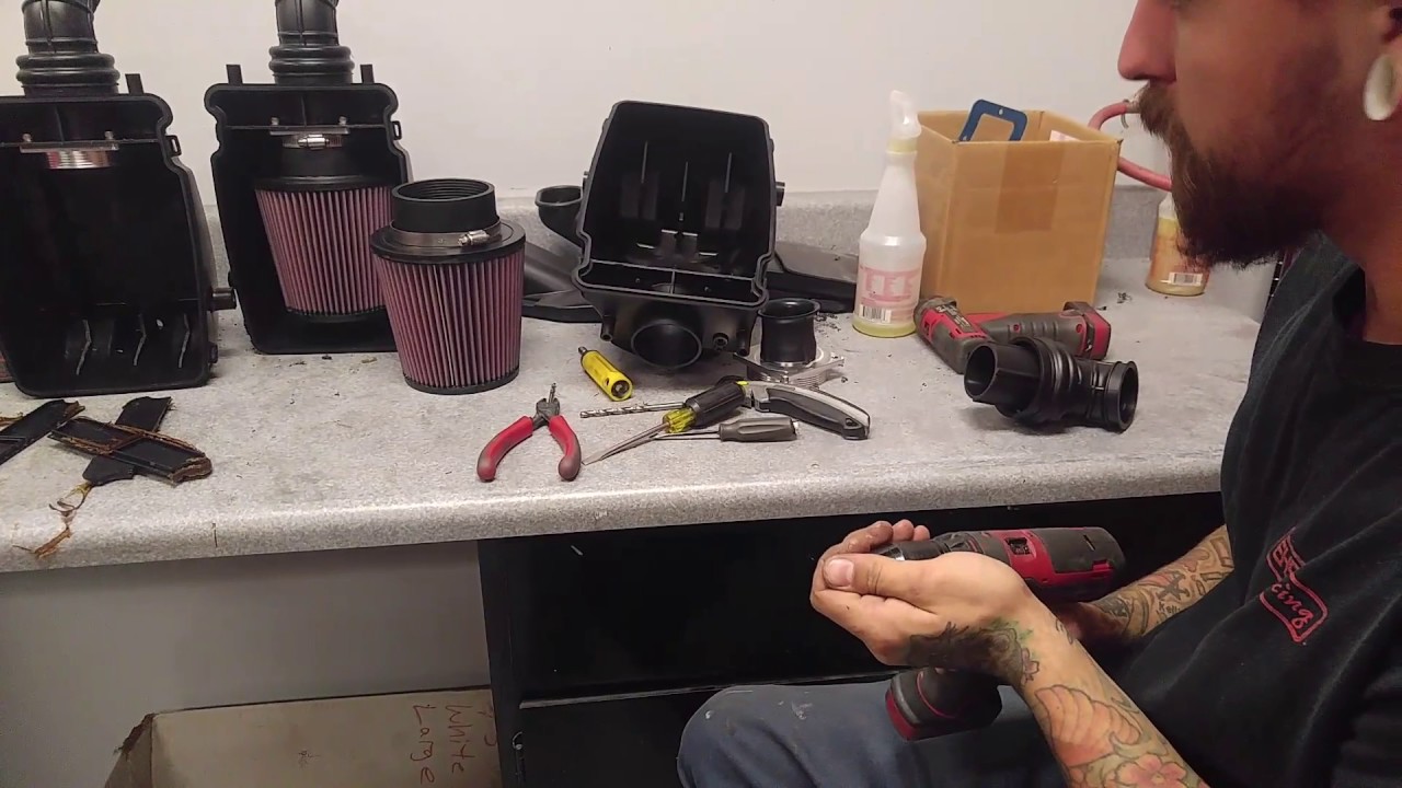 2016 grizzly kodiak 700 airbox conversion Air Filter MOD intake