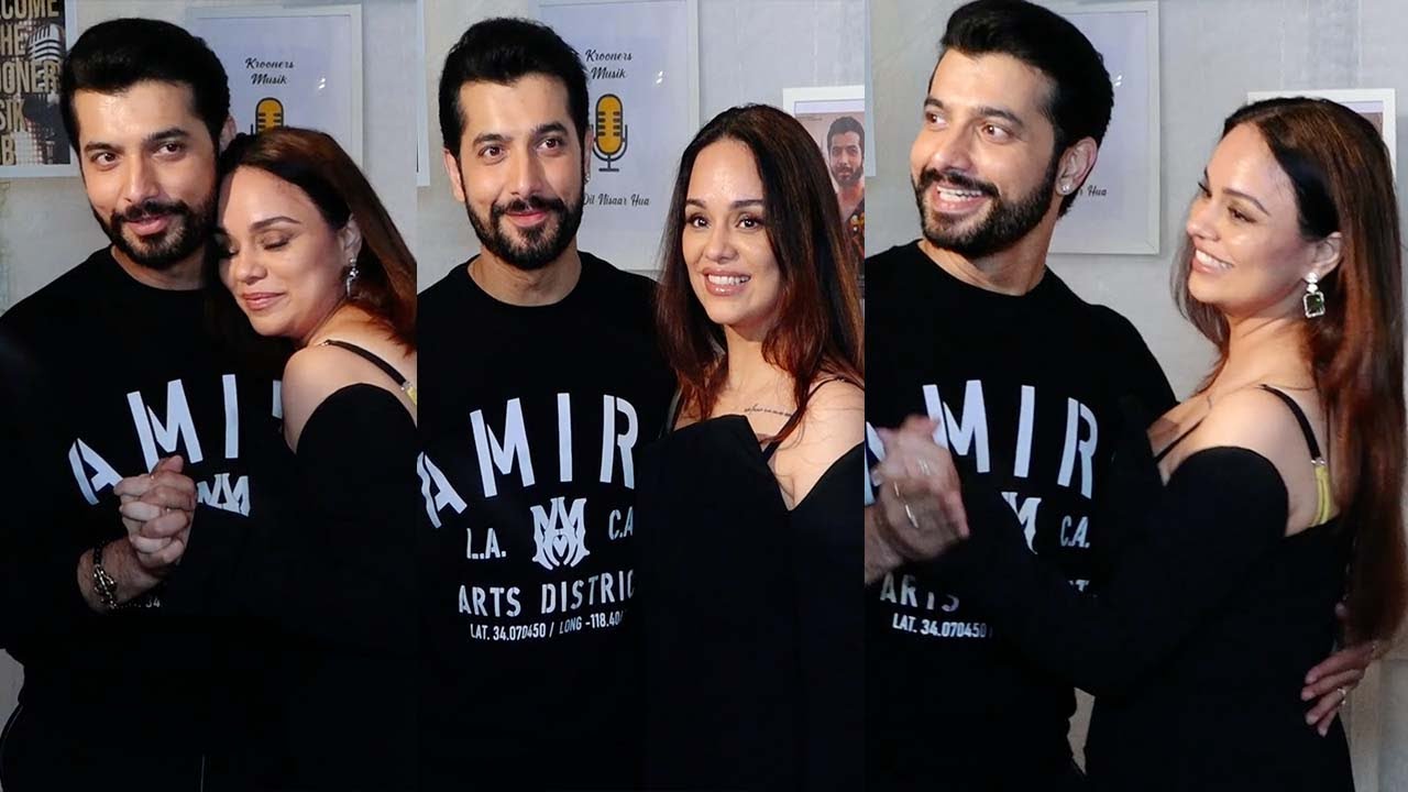 Sharad Malhotra romantic dance with wife Ripci Bhatia at song launch of 'Dil Nisaar Hua'