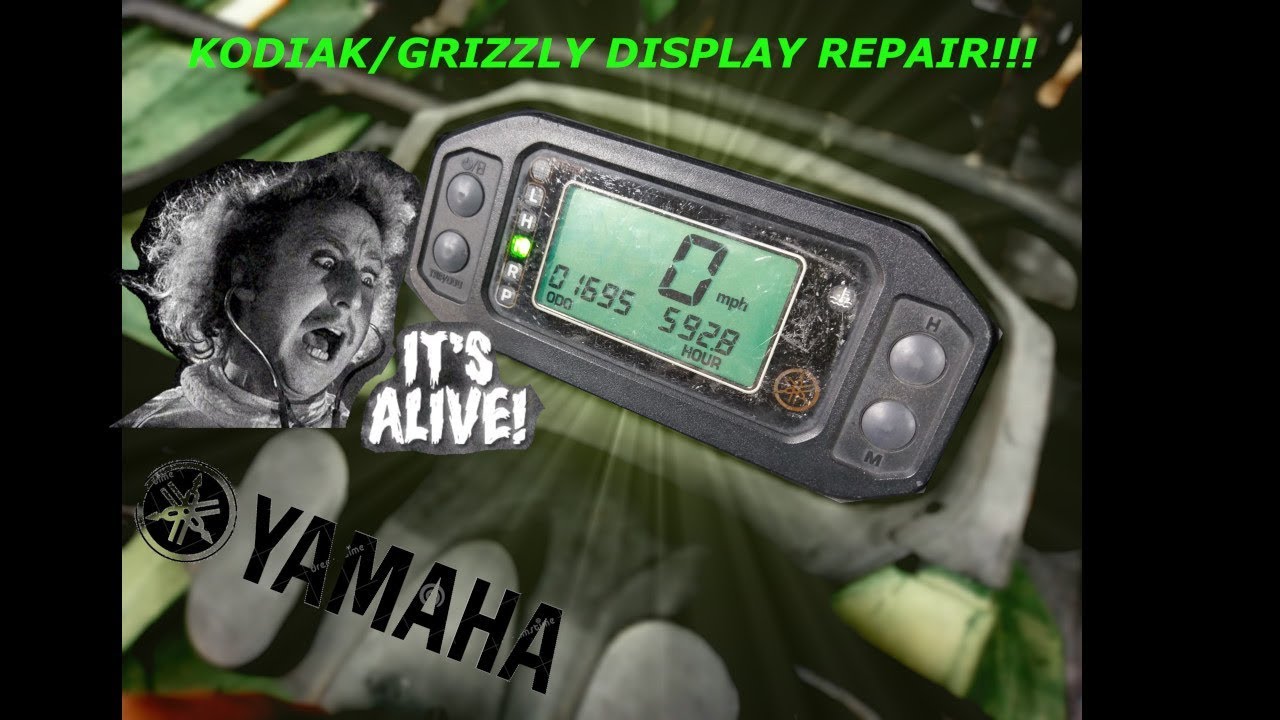 Yamaha Digital display repair!!! Grizzly/Kodiak ATV