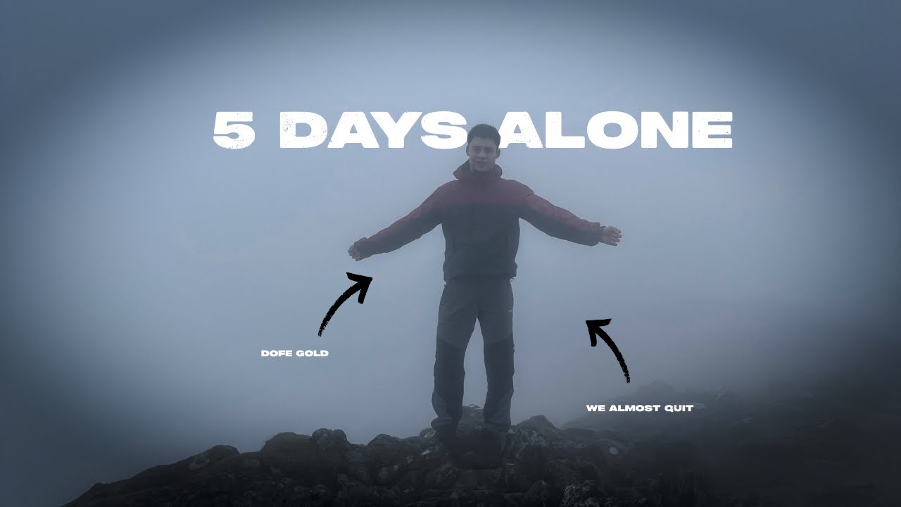 Wild Camping for 5 days in remote Scotland- DOFE GOLD VLOG