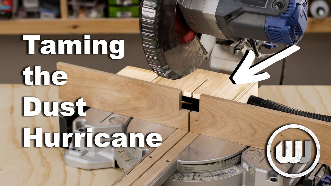 Miter Saw Dust Collection Upgrade