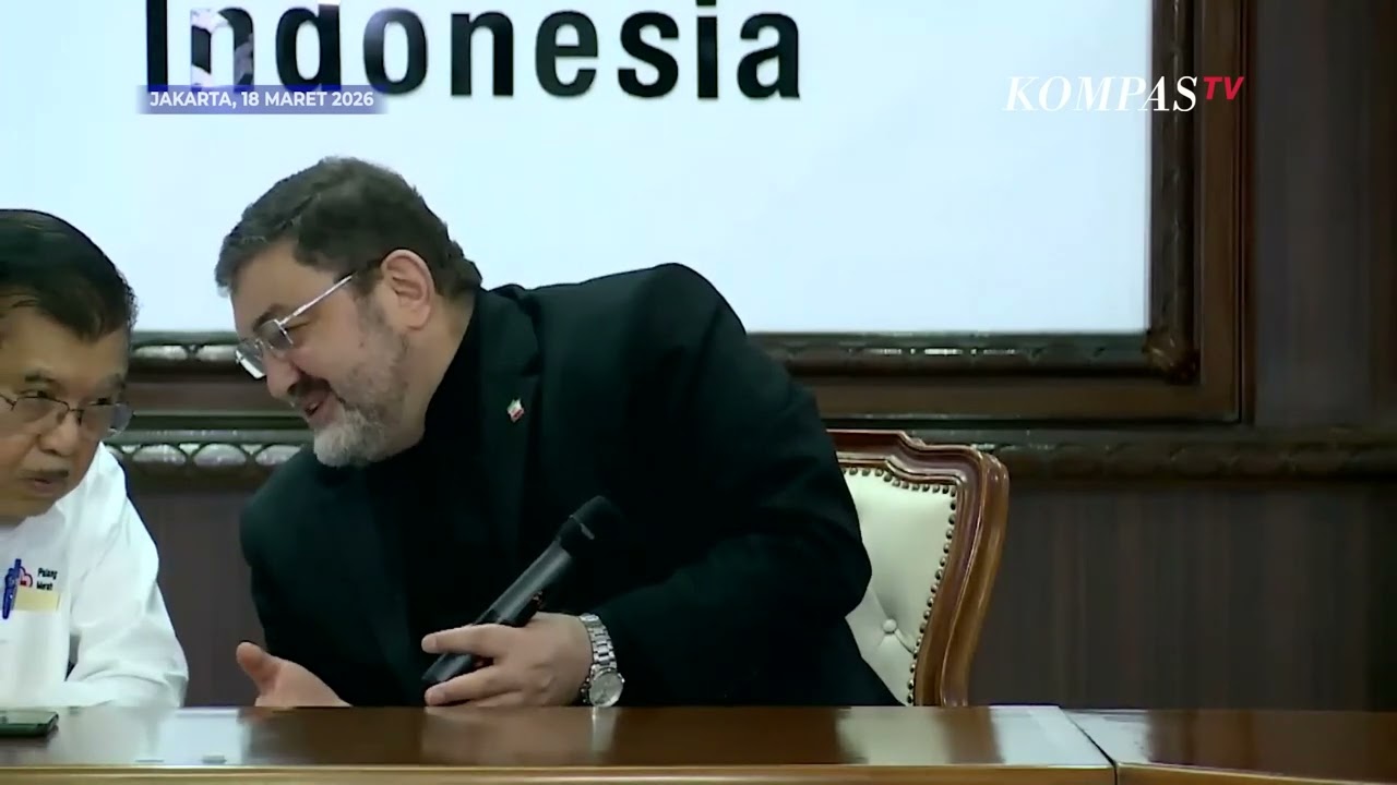 Jusuf Kalla Bertemu Dubes Iran, Bahas Kiriman Bantuan untuk Korban Perang di Teheran