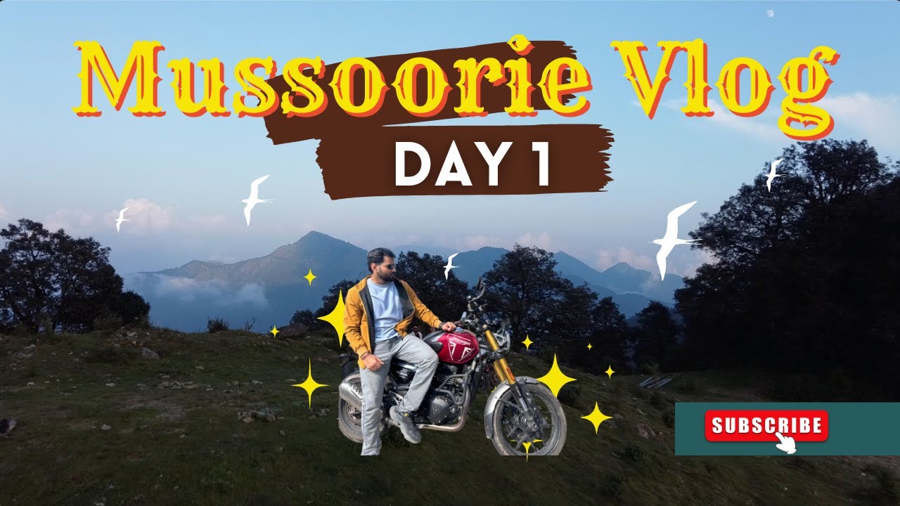 Delhi to Mussoorie Ride - Day 1 - Clouds End | Motovlog on Triumph Speed 400