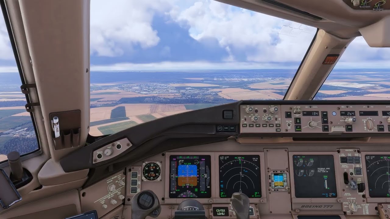 THE PERFECT CROSSWIND LANDING | B77L | MSFS2024