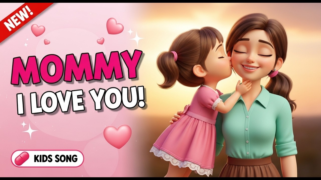 Mommy I Love You 💖 | Sweet Mother & Daughter Song | Best Kids Song 2026 | 3D Animation
