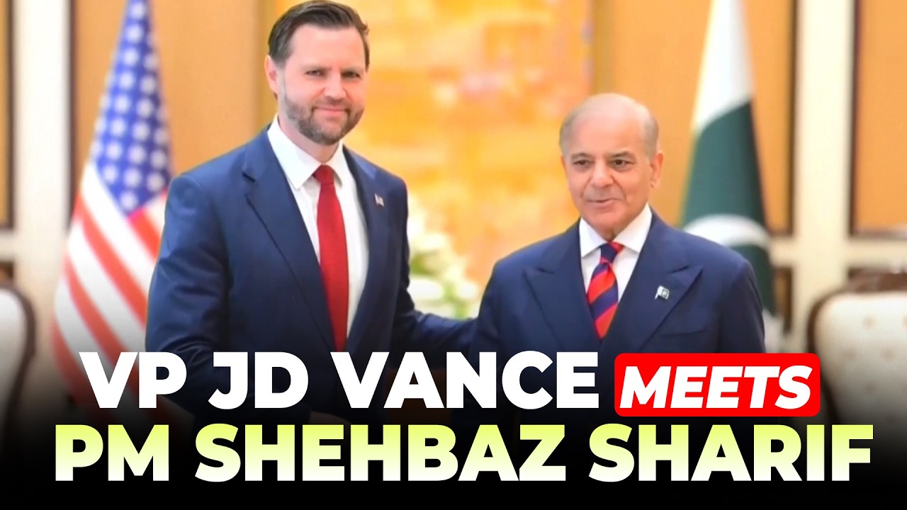 US-Iran peace talks in Pakistan |  VP J D Vance meets Pak PM Shehbaz sharif High-stake meeting