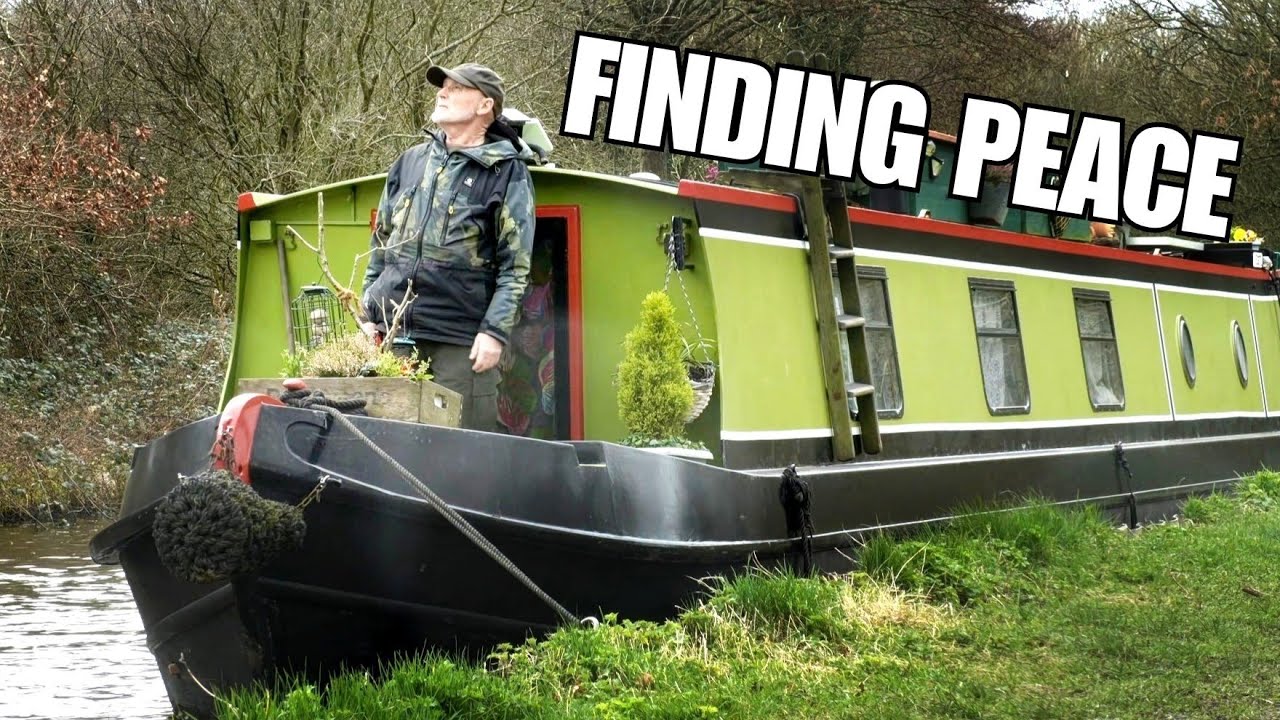 FINDING PEACE in the storm - Narrowboat Inspired by nature - VLOG Episode 114