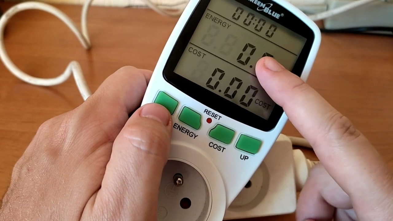 Obsługa i funkcje watomierza Green Blue. Operation and functions of the wattmeter.