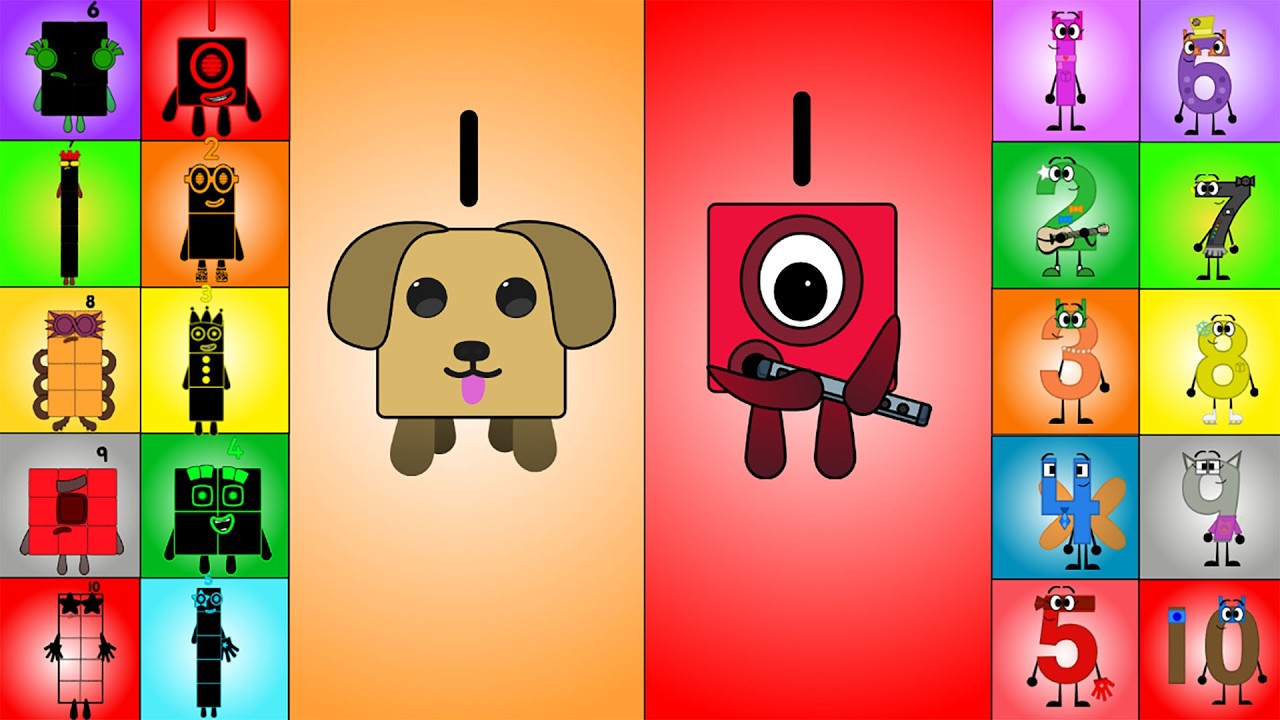 The Mashup BackWPUncannyBlocks Band Remastered vs Numberblocks Band 1 - 10