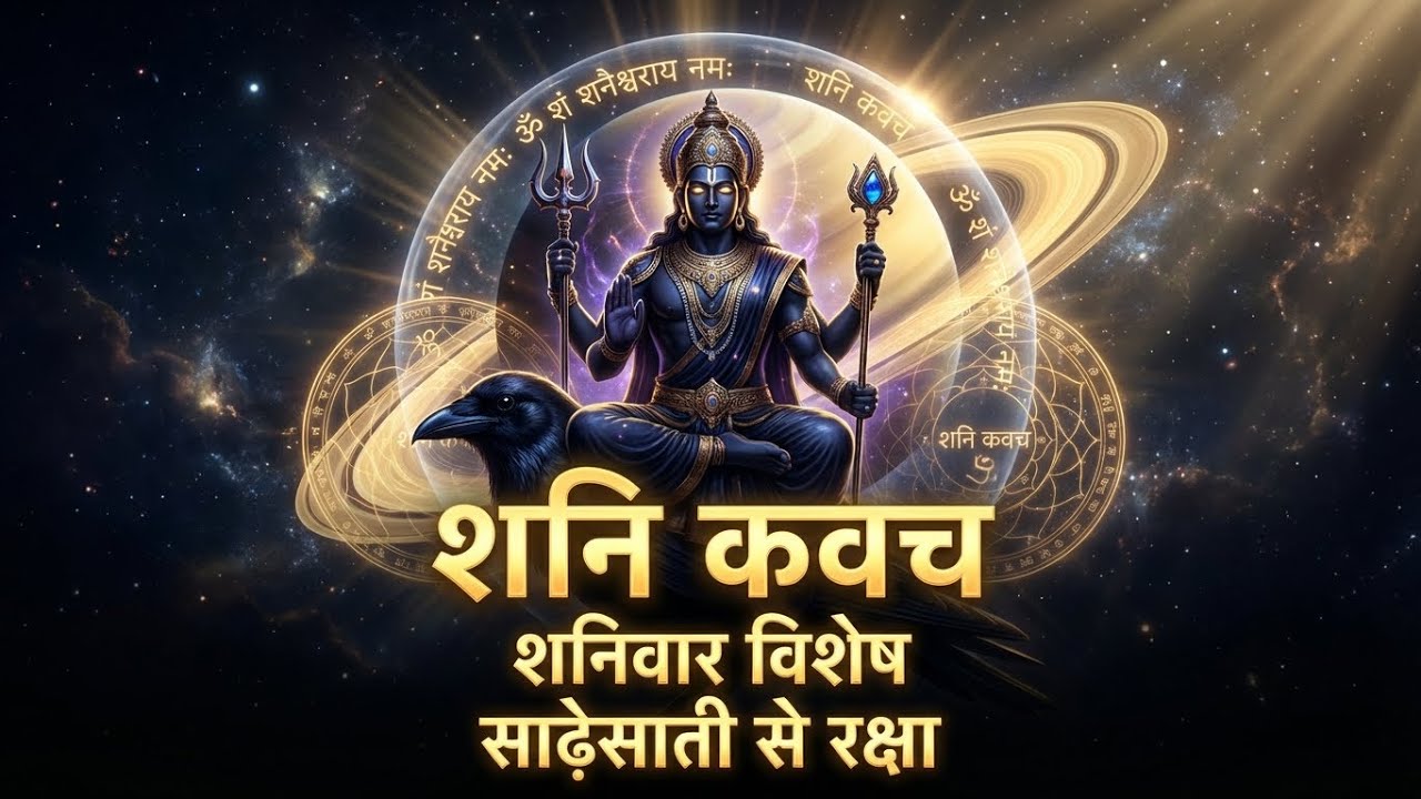 शनि कवच | शनिवार विशेष | साढ़ेसाती से रक्षा | Shani Kavach for Protection & Shani Shanti