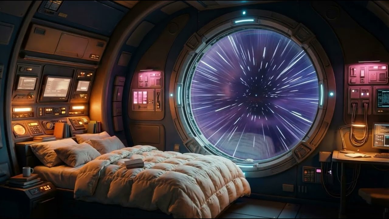 10 HOURS Deep Space Ambience | Kepler-4b Nebula Soundscape + Jupiter Radio | Sleep Study