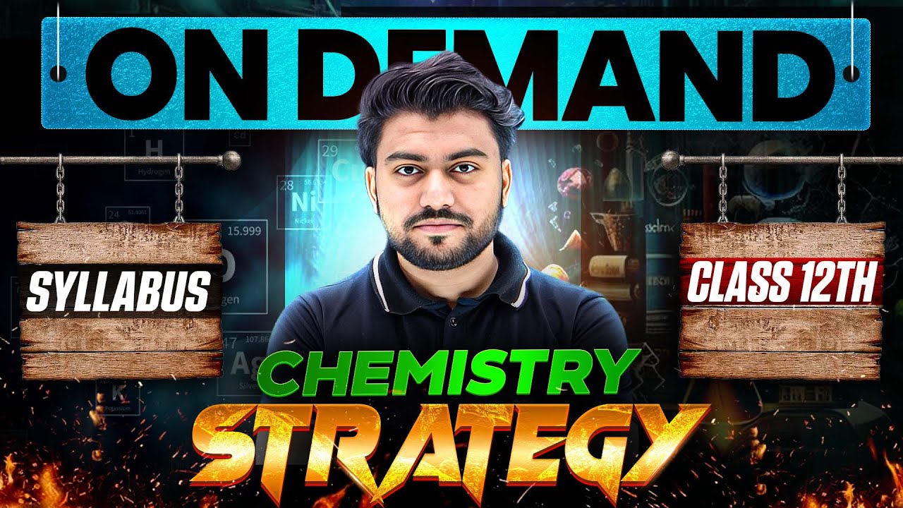NIOS Class 12 Chemistry On-Demand Exam Strategy and Syllabus | Toppers Guide to Score 100 Marks 🤫