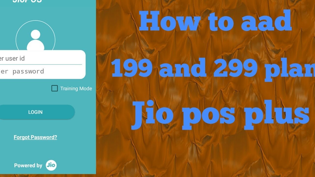 How to aad 199 and 299 plan jio pos plus