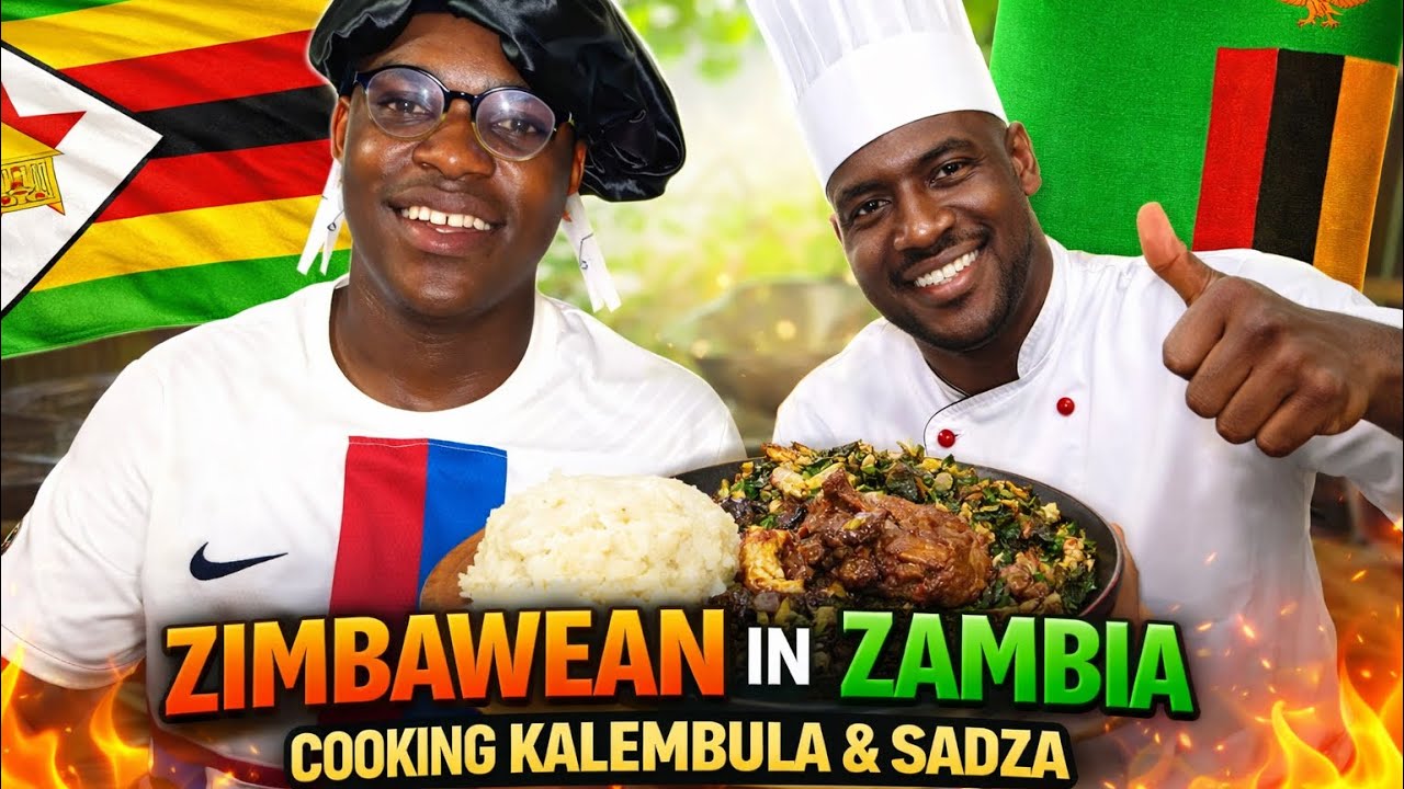 Living in Zambia🇿🇲 as a Zimbabwean🇿🇼 cooking Kalembula,bones & sadza pure local vibes, real flavor🍲🔥