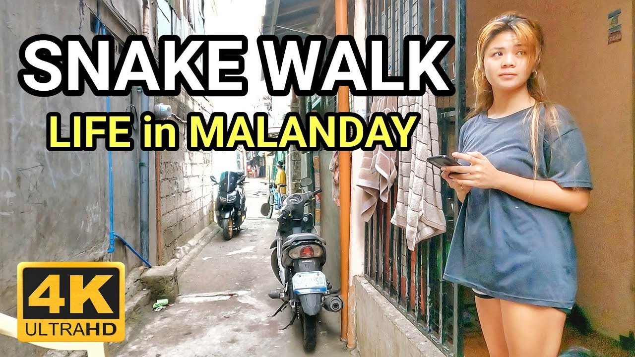 YOU'VE NEVER SEEN BEFORE | WALK at SNAKE NARROW ALLEY Residence in Malanday Marikina [4K] 🇵🇭