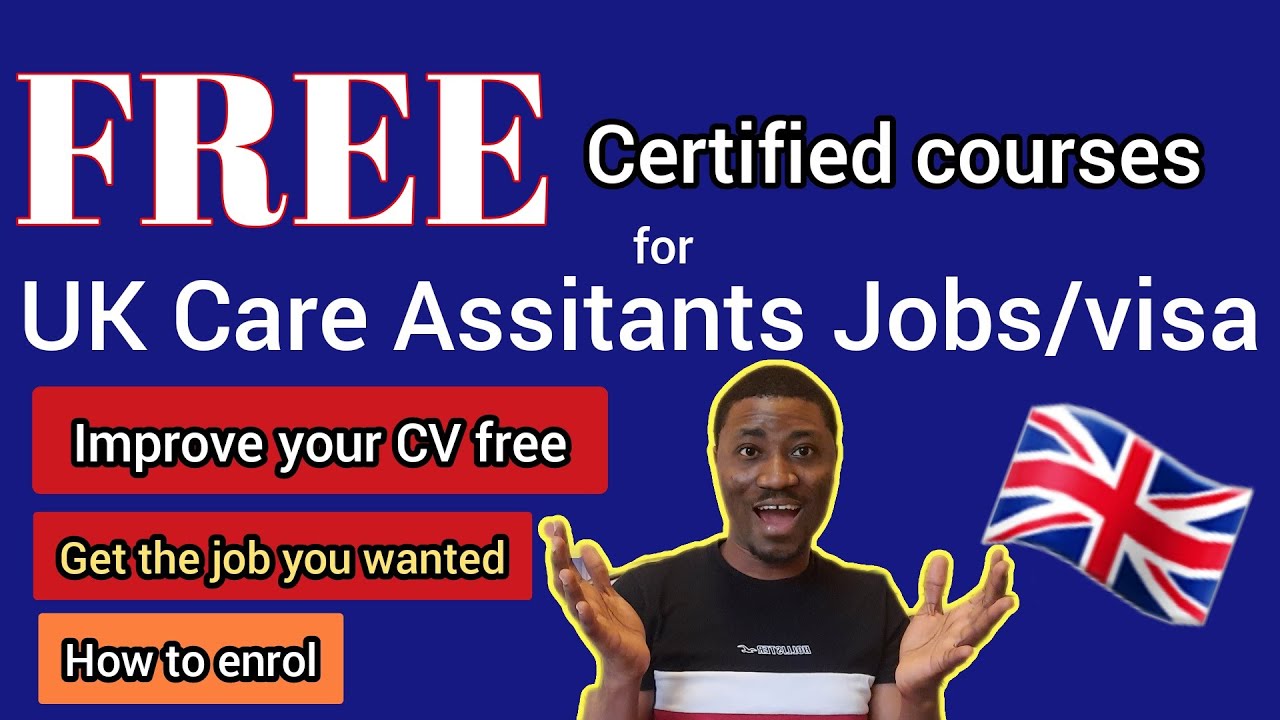 FREE UK Care certificates for Carers || Improve your chance of getting a UK care assistant job/visa