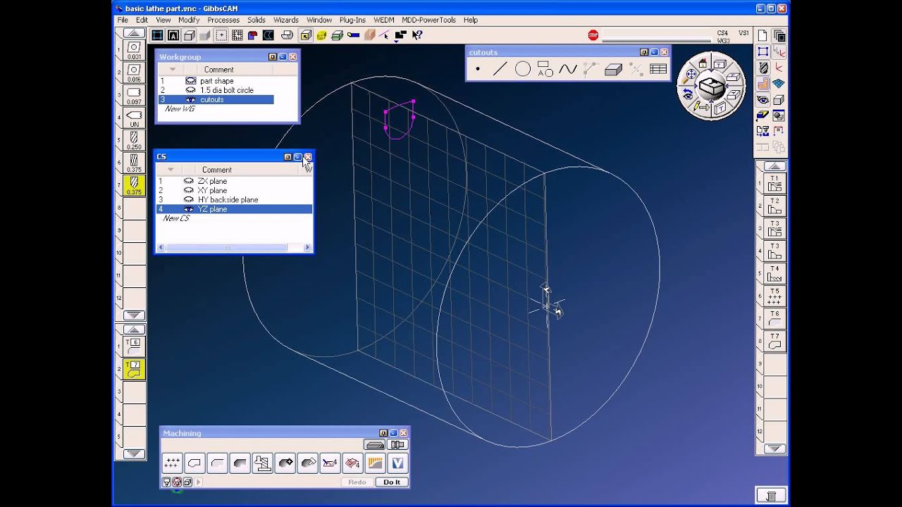 GibbsCAM Mill/Turn Part (from Basic Lathe)