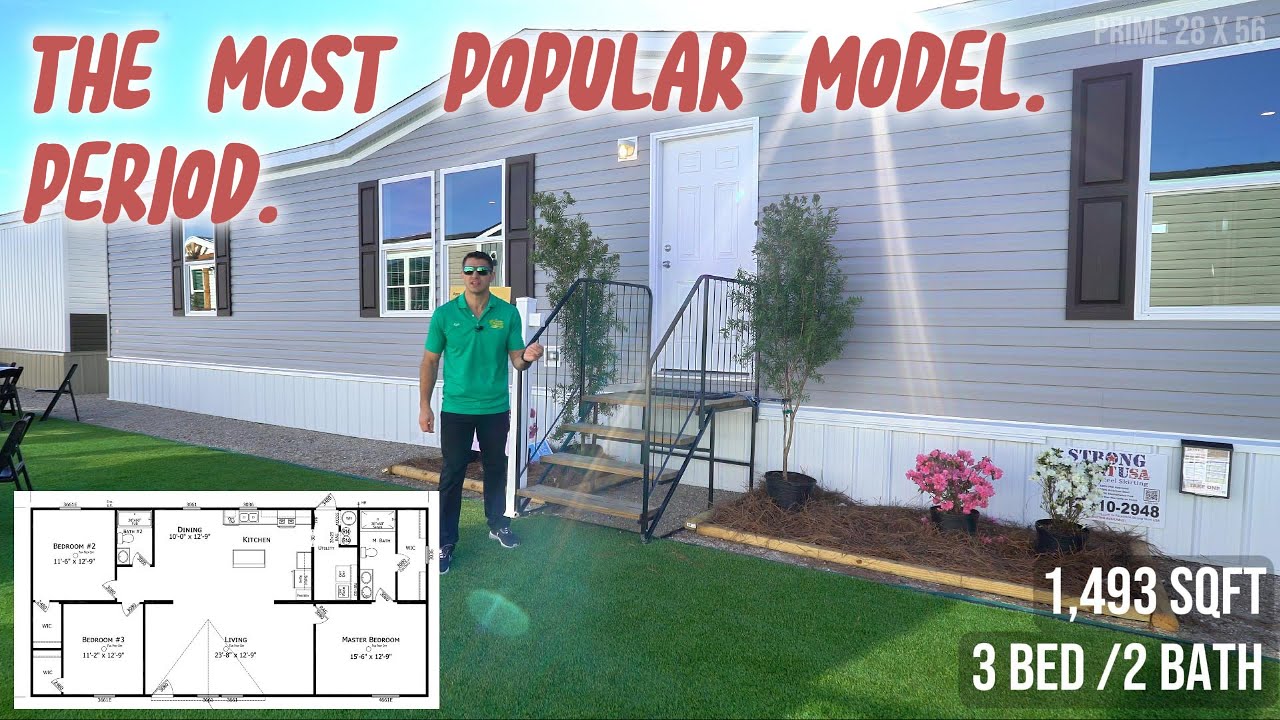 Champion Prime 28 x 56 3 Bed 2 Bath | Manufactured Home Tour (2025)