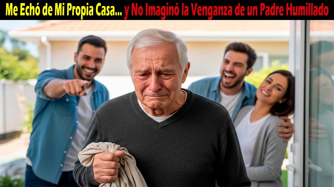 Mi hijo me echó de casa por su esposa… y jamás imaginó la venganza millonaria de un padre