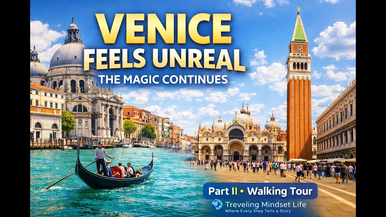 Venice Travel Walk 🇮🇹🚶| Historic Streets, Canals, and St. Mark’s Part-II #europe #ytshorts #shorts